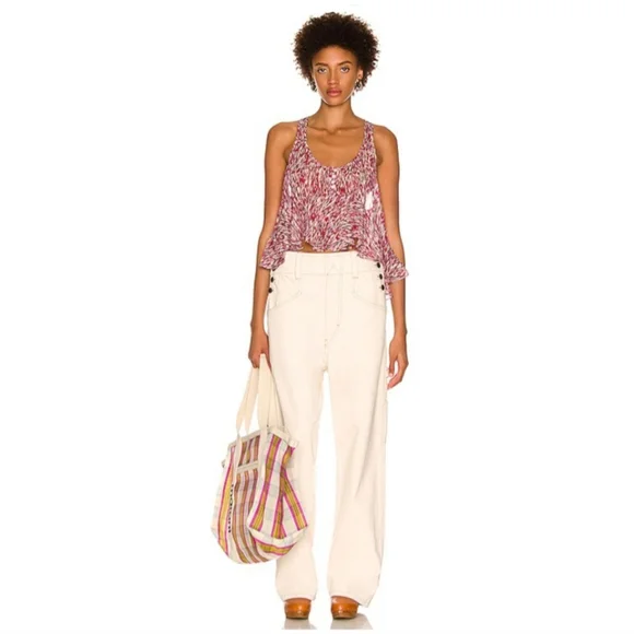 ISABEL MARANT ETOILE Slimea Tank Top Size 40 Small - Picture 3 of 6